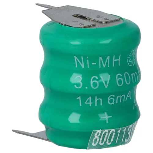 VHBW Battery 3/V80H - 80 mAh 3.6 V NiMH