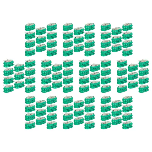 VHBW Button Cell Battery 2/V150H - 150 mAh 2.4 V NiMH