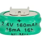 VHBW Button Cell Battery 2/V150H - 150 mAh 2.4 V NiMH