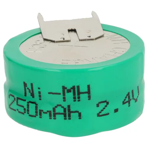 VHBW Gombelem Akkumulátor 2/V250H 3 tűs - 250 mAh 2,4 V NiMH