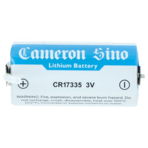 VHBW CNC Controller Battery BR-2/3AG, BR17335 - 1450 mAh 3 V Li-MnO2