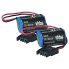 VHBW Ipari Vezérlő Akkumulátor 1747-BA, 1746-BAS, 1745-B1 - 1000 mAh 3 V Li-MnO2