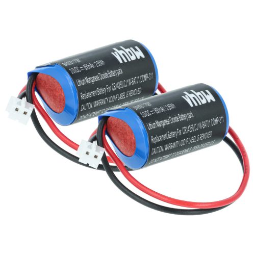 VHBW Ipari vezérlő Akkumulátor COMP-311, CJ1W-BAT01 - 850 mAh 3 V Li-MnO2