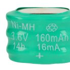 VHBW Knopfzellen-Akku 3/V150H - 150 mAh 3,6 V NiMH