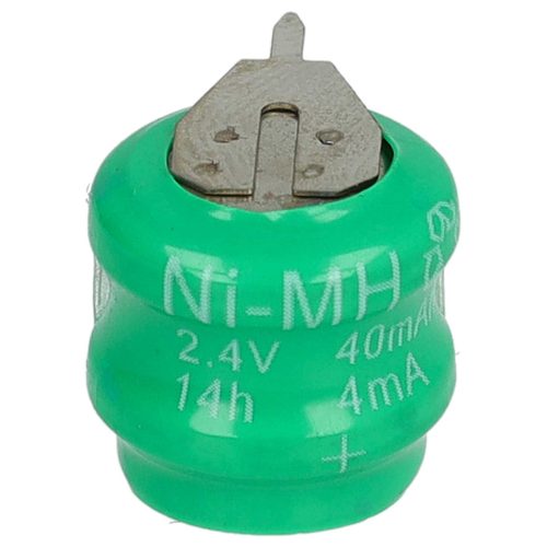 VHBW Gombelem Akkumulátor V40H - 40 mAh 2,4 V NiMH