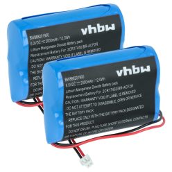   VHBW CNC Controller Battery Panasonic BR-ACF2R - 2000 mAh 6 V Li-MnO2