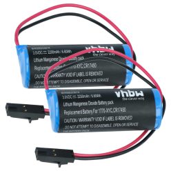  VHBW CNC controller Battery 1770-XYC, 1770-XYC/A, 9556902-LITH - 2200 mAh 3 V Li-MnO2