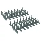 2x Felső Kosár Betét AEG 1380184000, 1380184109 helyett Zanussi Mosogatógéphez stb. - Pohártartó, Gumi