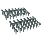 2x Felső Kosár Betét AEG 1380184000, 1380184109 helyett Zanussi Mosogatógéphez stb. - Pohártartó, Gumi