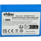 VHBW Battery Zafferano BAT04705506701900, 8056300198024 - 7800 mAh 3.7 V Li-Ion