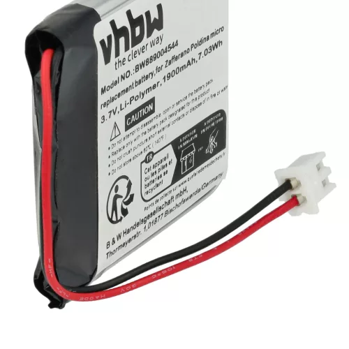 VHBW Akku Zafferano BAT04704004001000 - 1900 mAh 3,7 V Li-Polymer