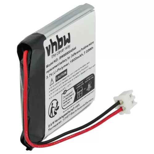 VHBW Akku Zafferano BAT04704004001000 - 1900 mAh 3,7 V Li-Polymer