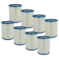   VHBW Vacuum Cleaner Filter for Fein 31322765009, 4014586261454 - 8 pcs