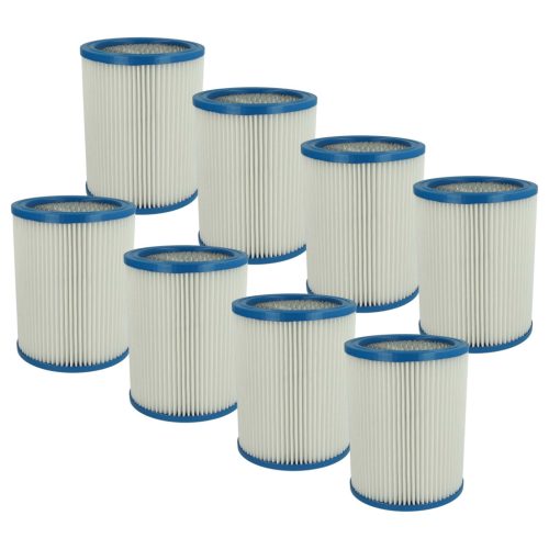 VHBW Vacuum Cleaner Filter for Fein 31322765009, 4014586261454 - 8 pcs