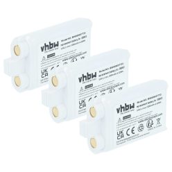   VHBW Kabelloses System Akku anstelle von Shure SB903 - 1200 mAh 3,7 V Li-Ion