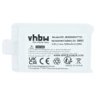 VHBW Kabelloses System Akku anstelle von Shure SB903 - 1200 mAh 3,7 V Li-Ion
