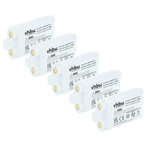 VHBW Kabelloses System Akku anstelle von Shure SB903 - 1200 mAh 3,7 V Li-Ion