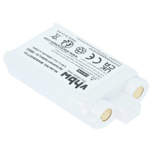 VHBW Kabelloses System Akku anstelle von Shure SB903 - 1200 mAh 3,7 V Li-Ion