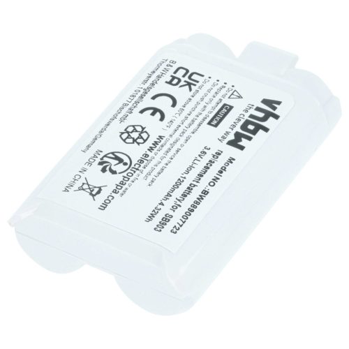 VHBW Kabelloses System Akku anstelle von Shure SB903 - 1200 mAh 3,7 V Li-Ion