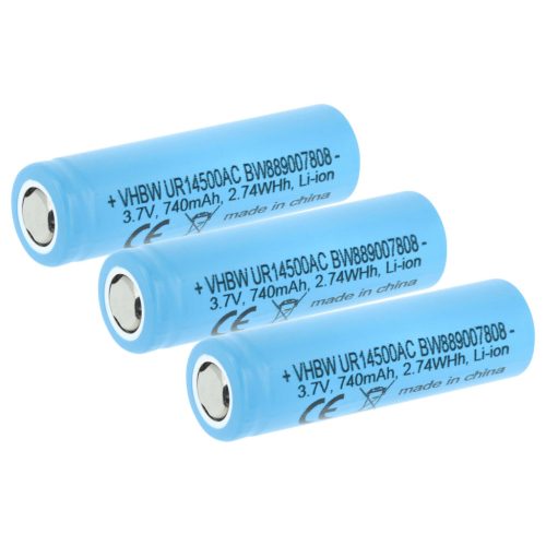 VHBW Electric Toothbrush Battery Braun 81728497, UR14500AC - 740 mAh 3.7 V Li-Ion
