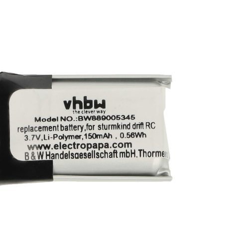 VHBW Modellkészítő Akkumulátor Sturmkind DR!FT 05011 - 150 mAh 3,7 V Li-polimer