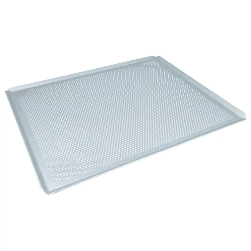 Univerzális sütőlap sütőhöz - 45,5 x 37,5 x 1 cm Ezüst, Perforált