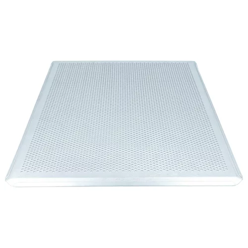 Univerzális sütőlap sütőhöz - 45,5 x 37,5 x 1 cm Ezüst, Perforált