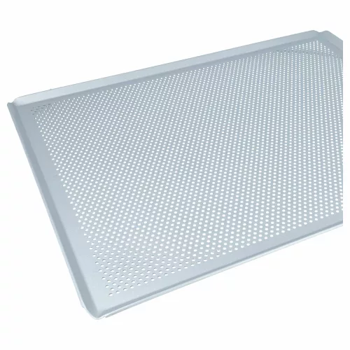 Univerzális sütőlap sütőhöz - 45,5 x 37,5 x 1 cm Ezüst, Perforált