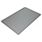 Sütőhöz alkalmas tepsi - 60 x 40 x 1 cm Ezüst, Perforált