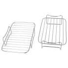 2x Sütőrács Cecotec, ProfiCook, Ninja, Chefree légsütőhöz stb. - Rács 20 x 13.5 x 8 cm