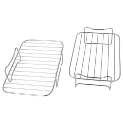   2x Sütőrács Cecotec, ProfiCook, Ninja, Chefree légsütőhöz stb. - Rács 20 x 13.5 x 8 cm