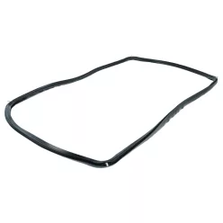   Sütőajtó tömítés + Szögletes sarokkampók, AEG 387194510, 3871945105 helyett Zanussi stb. - 44 x 33 cm Fekete