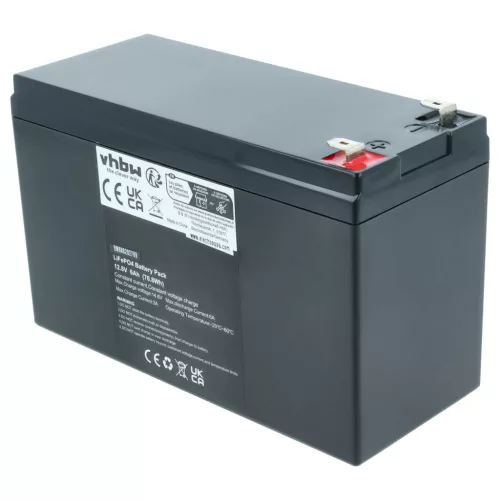 VHBW Onboard Battery - 6 Ah 12.8 V LiFePO4