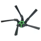 3x Oldalkefe iRobot Roomba s9, s9 Plus, 9150, 9550 Robotporszívóhoz - 5-karú, fekete, zöld