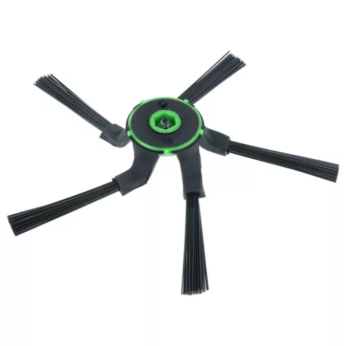 3x Oldalkefe iRobot Roomba s9, s9 Plus, 9150, 9550 Robotporszívóhoz - 5-karú, fekete, zöld