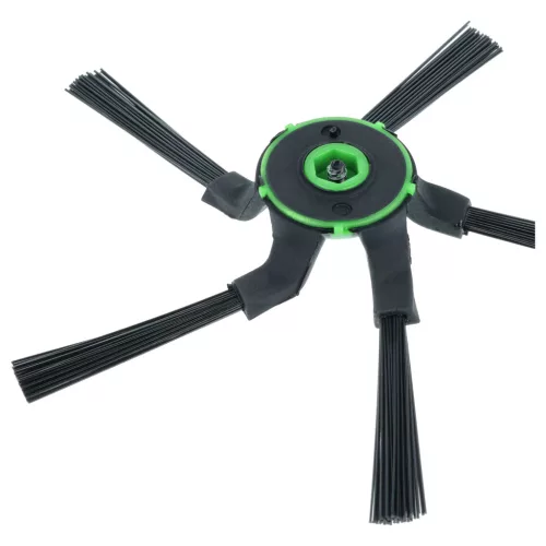 3x Oldalkefe iRobot Roomba s9, s9 Plus, 9150, 9550 Robotporszívóhoz - 5-karú, fekete, zöld