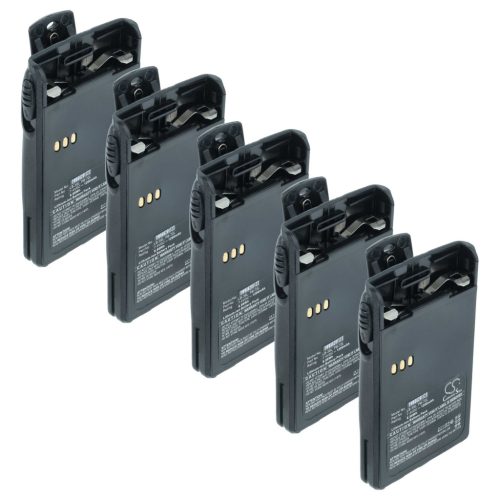 VHBW Rádió Akkumulátor Huntec PB200, LB-62L, PB-72L, LB-38L, PB400 - 1200 mAh 7,4 V Li-Ion