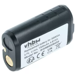   Vezeték nélküli rendszer akkumulátor Shure SB900A, SB900B, SB900C, 95A42465, SB900 helyett - 1300 mAh 3.7 V Li-Ion