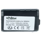 Vezeték nélküli rendszer akkumulátor Shure SB900A, SB900B, SB900C, 95A42465, SB900 helyett - 1300 mAh 3.7 V Li-Ion
