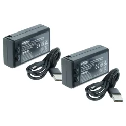   Kamera vaku egység 2x akkumulátor Godox VB30 helyett - 3000 mAh 7.4 V Li-Ion