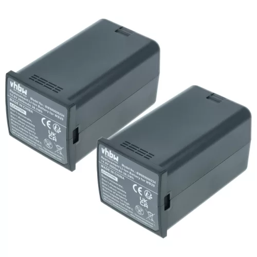VHBW Kamera Blitz Akku Godox DFB/GDWB29, WB29 - 2600 mAh 14,8 V Li-Ion