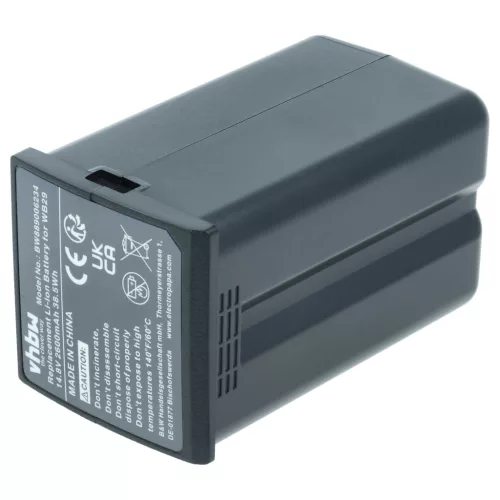 VHBW Kamera Blitz Akku Godox DFB/GDWB29, WB29 - 2600 mAh 14,8 V Li-Ion
