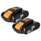 VHBW 2 db Rockwell RW9351.1 / Worx Li-ion akkumulátor – 2000 mAh, 20 V