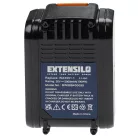 EXTENSILO 2 db Rockwell RW9351.1 csereakkumulátor – 5 Ah, 20 V, Li-ion, fekete/narancssárga