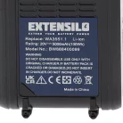 EXTENSILO 2 db Rockwell RW9351.1 csereakkumulátor – 5 Ah, 20 V, Li-ion, fekete/narancssárga