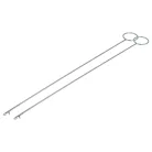 vhbw 2x Forgó tű kampóval - Extra hosszú áthúzó tű (26,5 cm), fém