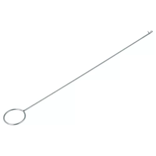 vhbw 2x Forgó tű kampóval - Extra hosszú áthúzó tű (26,5 cm), fém