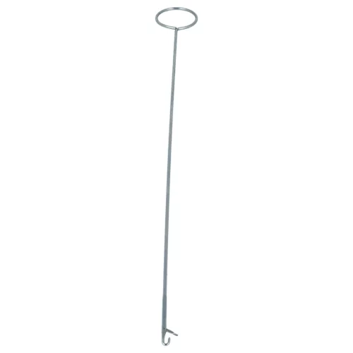 vhbw 2x Forgó tű kampóval - Extra hosszú áthúzó tű (26,5 cm), fém