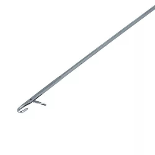 vhbw 4x Forgó Tű Kampóval - Extra Hosszú Áthúzó Tű (26,5 cm), Fém