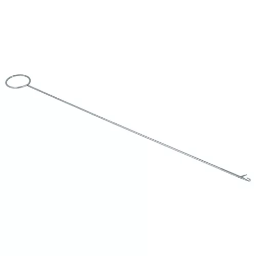 vhbw 4x Forgó Tű Kampóval - Extra Hosszú Áthúzó Tű (26,5 cm), Fém